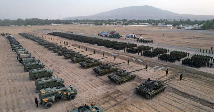Russian missile Afghan border