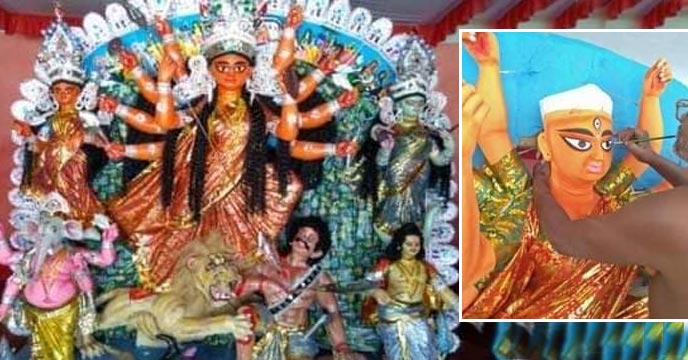 unique durga puja of howrah village
