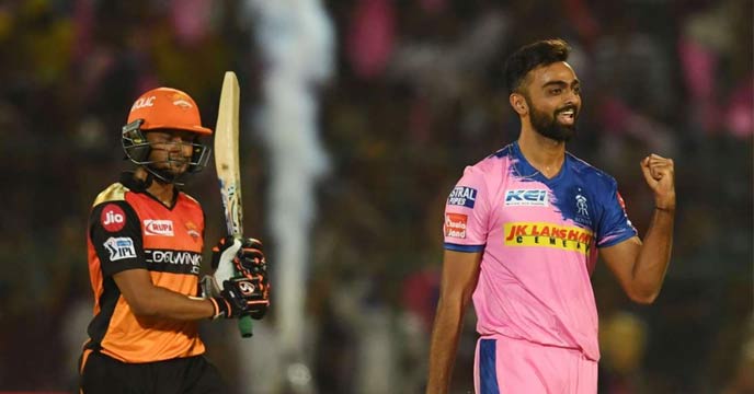 SunRisers Hyderabad lost to Rajasthan Royals