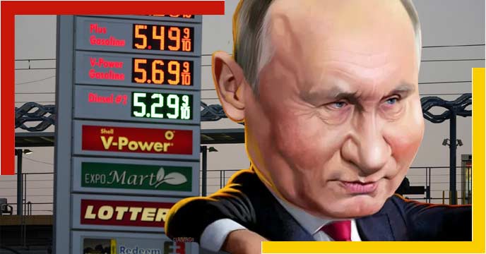 Ukraine war President Biden on Tuesday announced a US ban on Russian oil and gas imports