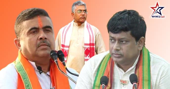 Aahed of Amit shah's visit WB bjp separated sukanta and sevendu groups