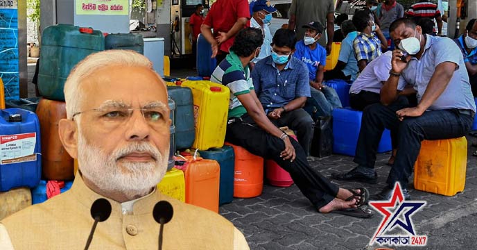 India sent huge quantities of diesel, rice and medicine to Sri Lanka
