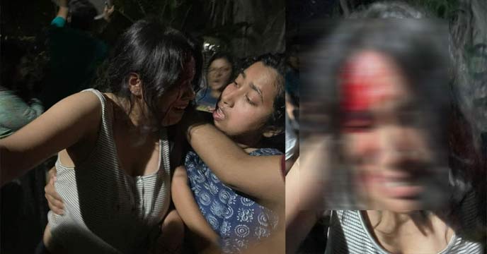Left-ABVP students clash in JNU over eating non-veg food on Ram Navami