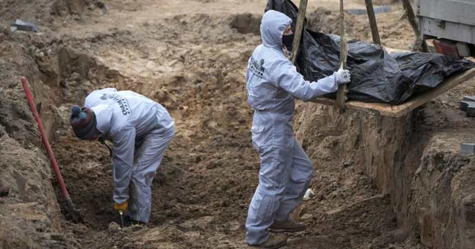 Mass grave near Kiev