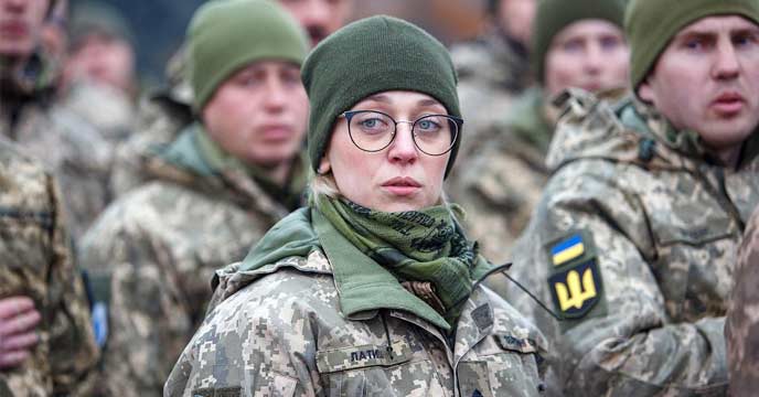 Ukrainian troops