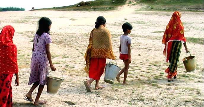 Intense water crisis