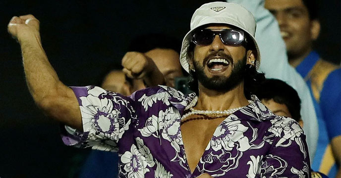 Bollywood star Ranveer Singh