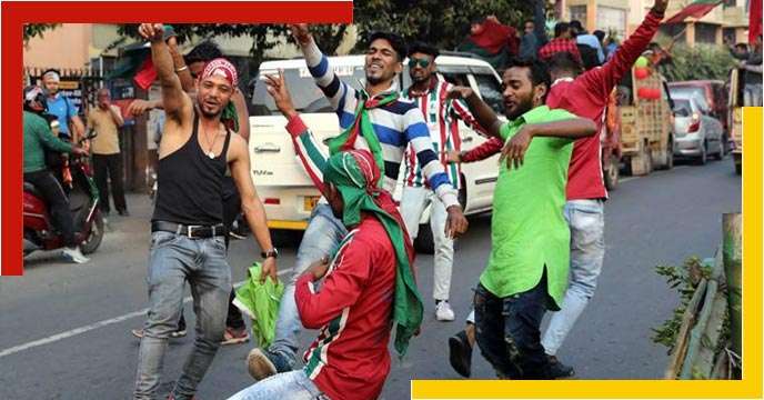 ATK Mohun Bagan supporter