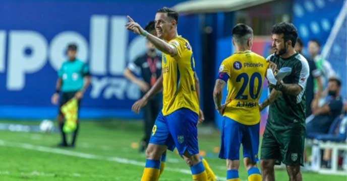 Kerala Blasters' Alvaro Vazquez