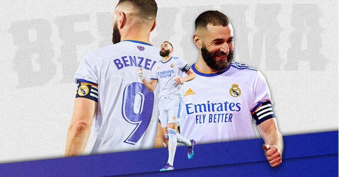 Real Madrid's French star Karim Benzema