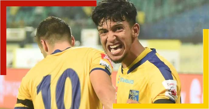 Kerala Blasters midfielder Sahal Abdul Samad
