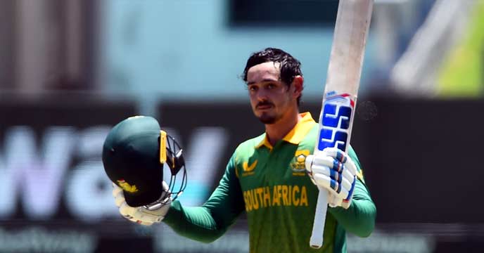 outh African cricketer Quinton de Kock