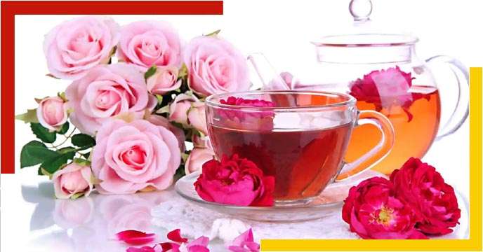 rose tea