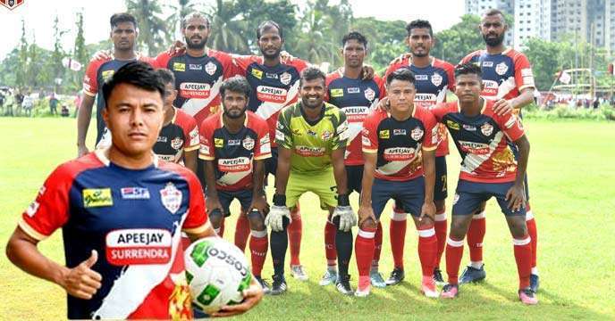 dhfc footballer Ashish Dewan played well