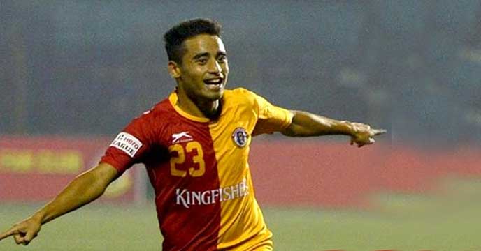 Mohammedan ,East Bengal, sta,r winger ,Bikash Zairu,