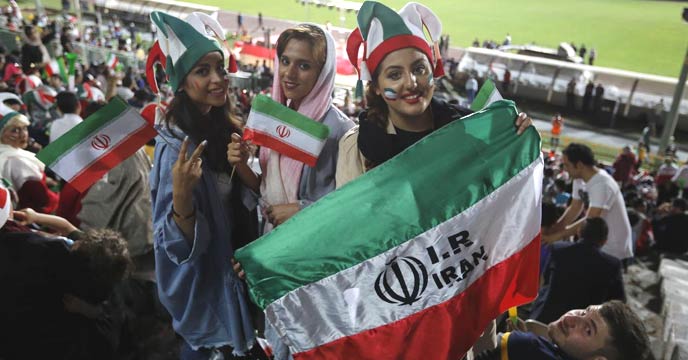Female spectators returned to Iran football fields