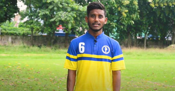 United Sports footballer Sanjib Mondal