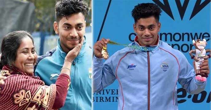 cwg 2022 gold medalist achintya shiuli life story
