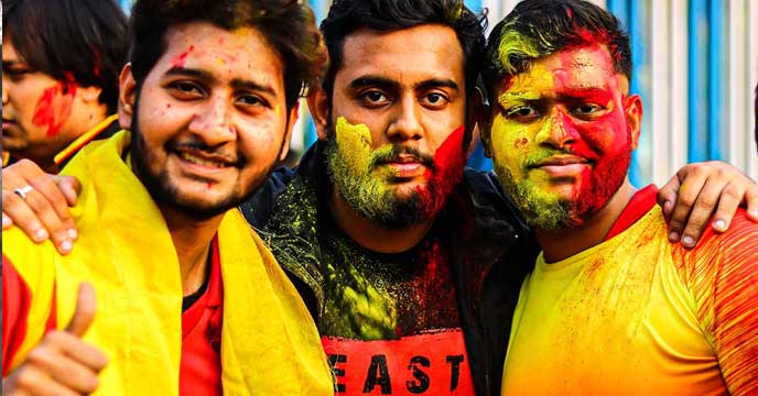 East Bengal fans