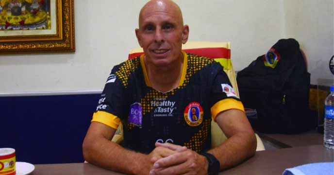 East Bengal coach Stephen Constantine