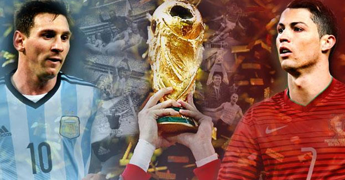 Messi-Ronaldo face-to-face in the World Cup