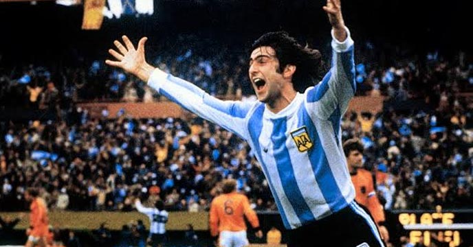 former footballer Mario Kempes
