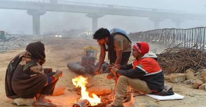 Cold wave North India
