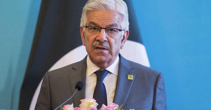 Pakistan Defence Minister Khawaja Asif