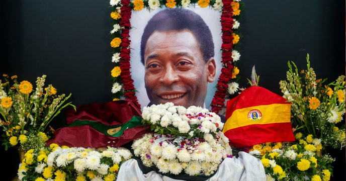 Pele's last tribute