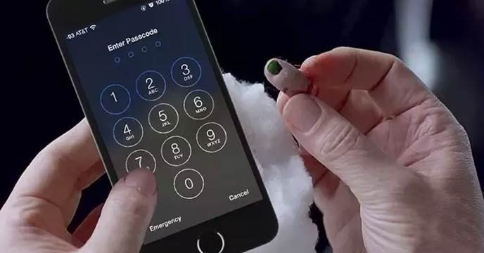 dead people finger print