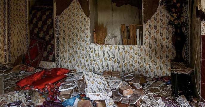 Devastation caused by a strong earthquake of 5.9 magnitude in Iran