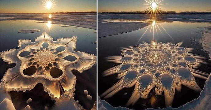 Flower of Ice: