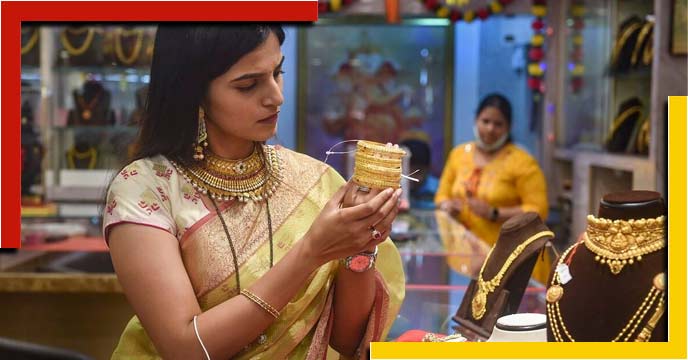 gold market girl india