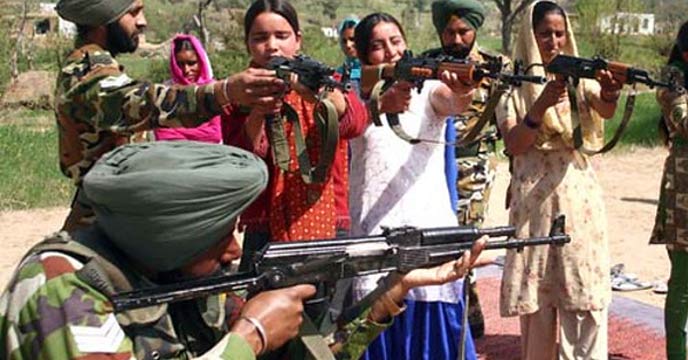 local defense committee Jammu with indian army
