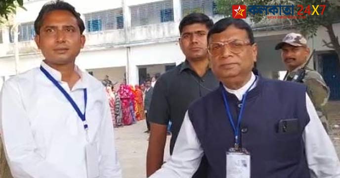 Congress-BJP on polling day