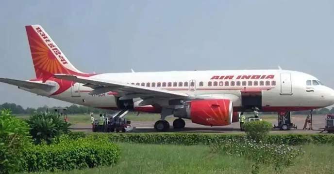 Emergency landing of Air India