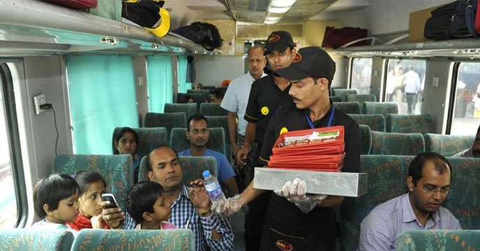 Favorite food will be available on the train through WhatsApp