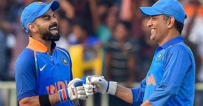 Ms dhoni Virat Kohli