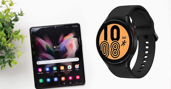 Samsung Galaxy Z Fold 3 and Galaxy Watch 4 combo