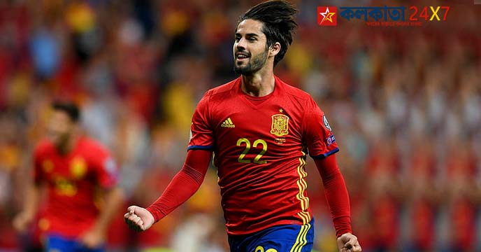 Spanish star footballer Isco