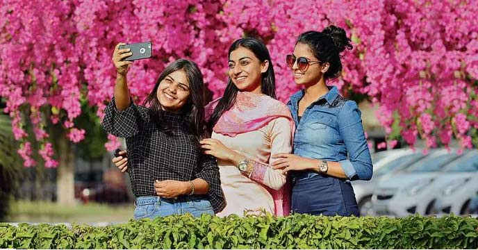 winter temperature-dropped indian girl