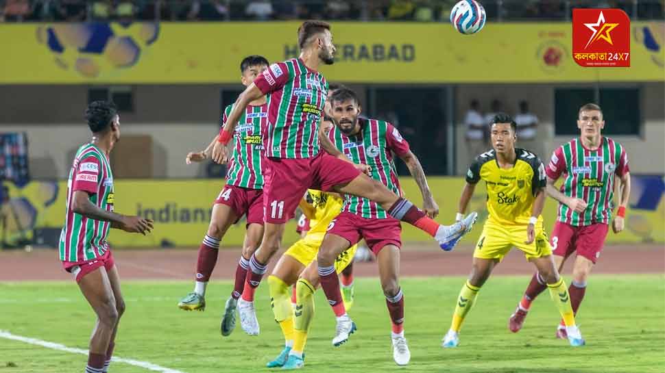ATK Mohun Bagan vs Hyderabad FC football match
