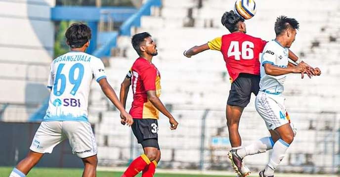 East Bengal FC vs Jamshedpur FC football match