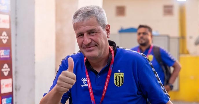 Hyderabad FC coach Manuel Marquez