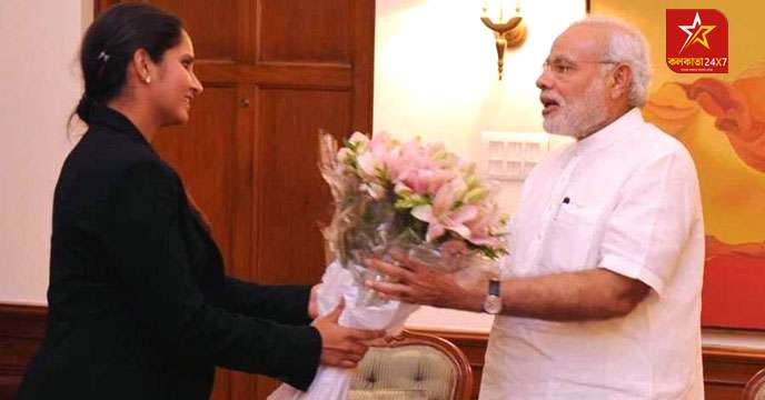 Prime Minister Narendra Modi congratulates sania mirza