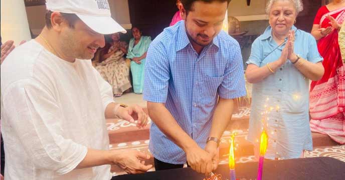 Satyam Bhattacharya S birthday celebration