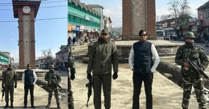 জম্মু ও কাশ্মীর (Jammu And Kashmir) পুলিশ জালিয়াতির অভিযোগে শ্রীনগর থেকে এক ব্যক্তিকে গ্রেপ্তার করেছে৷ যিনি নিজেকে পিএমও-তে অতিরিক্ত ডিরেক্টর বলেছিলেন।
