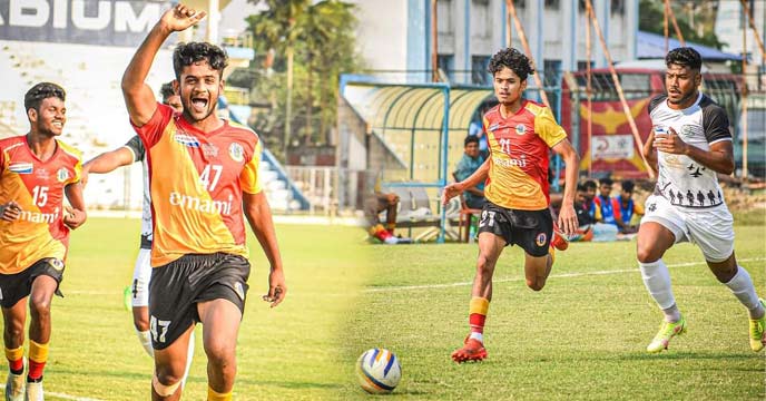 East Bengal FC vs Mohammedan Sporting match in Reliance Development League
