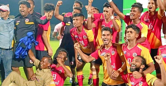 Emami East Bengal Club Players in Action