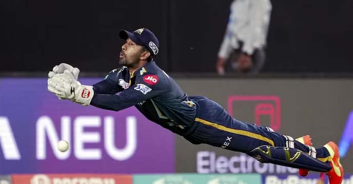 Wriddhiman Saha's impressive performance in the PBKS vs GT match
